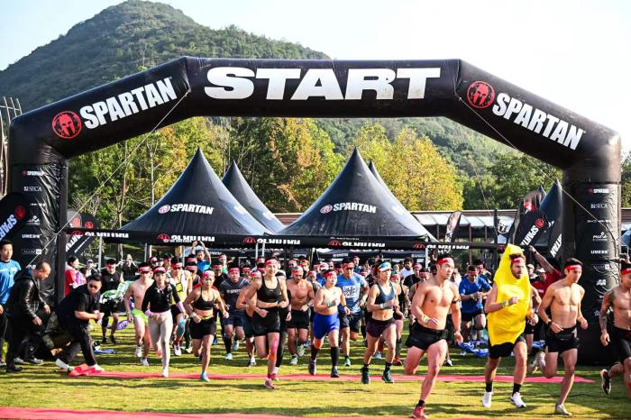 2024斯巴达勇士首落莫干山：超三千名勇士周末汇